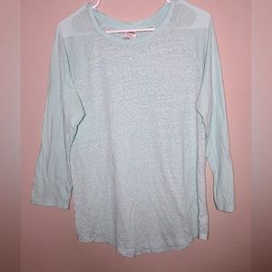 Victoria Secret PINK women’s Large baseball fit style shirt.